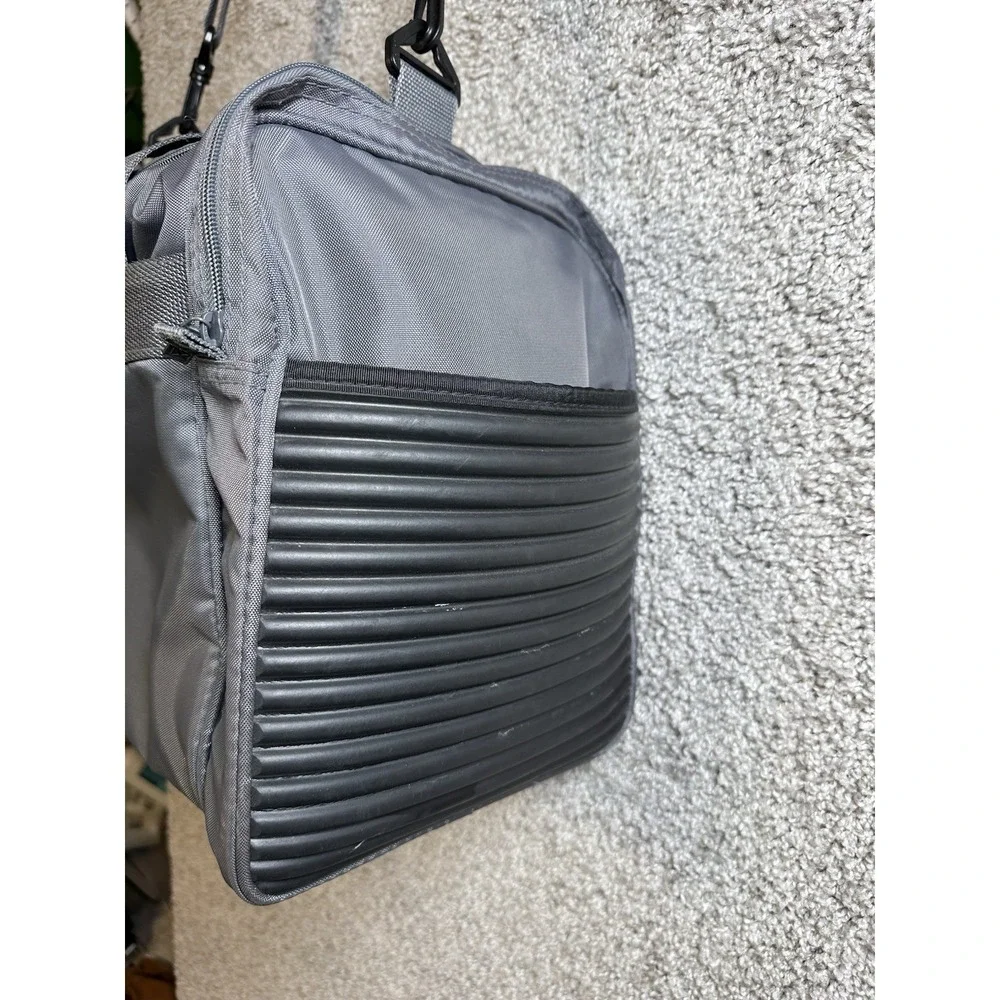 Vintage 80s 90s Nike X Sports Ball Equipment Duffel Bag Gray Basketball 18